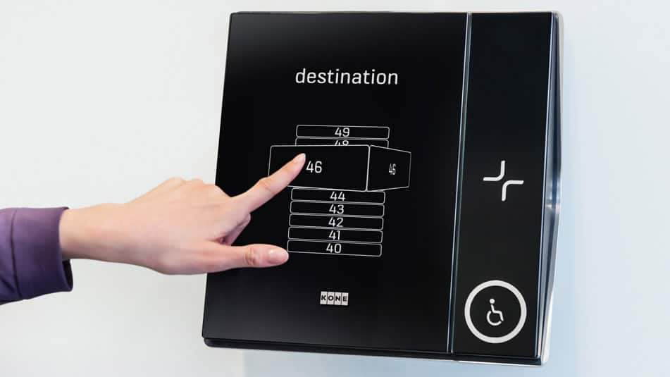 Kone Operating Panel KONE Destination Control | Lift Control Systems - KONE UAE